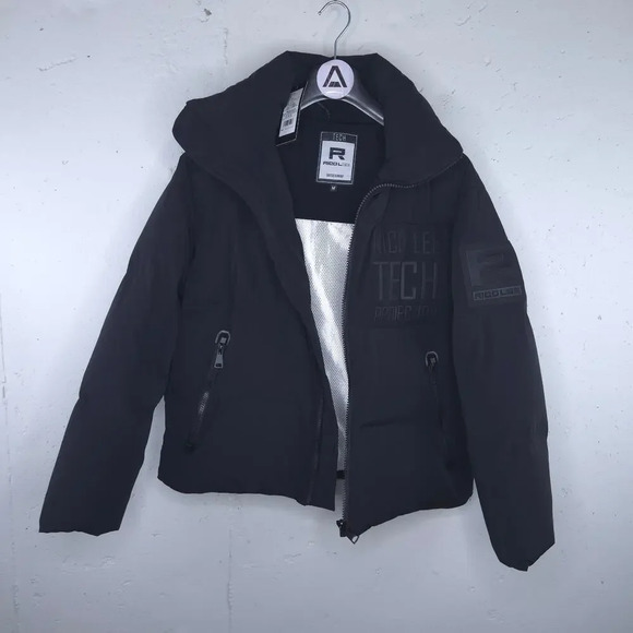 NWT Y2K Designer Rico Lee Unisex Down Puffer Jacket sz M - Picture 1 of 9